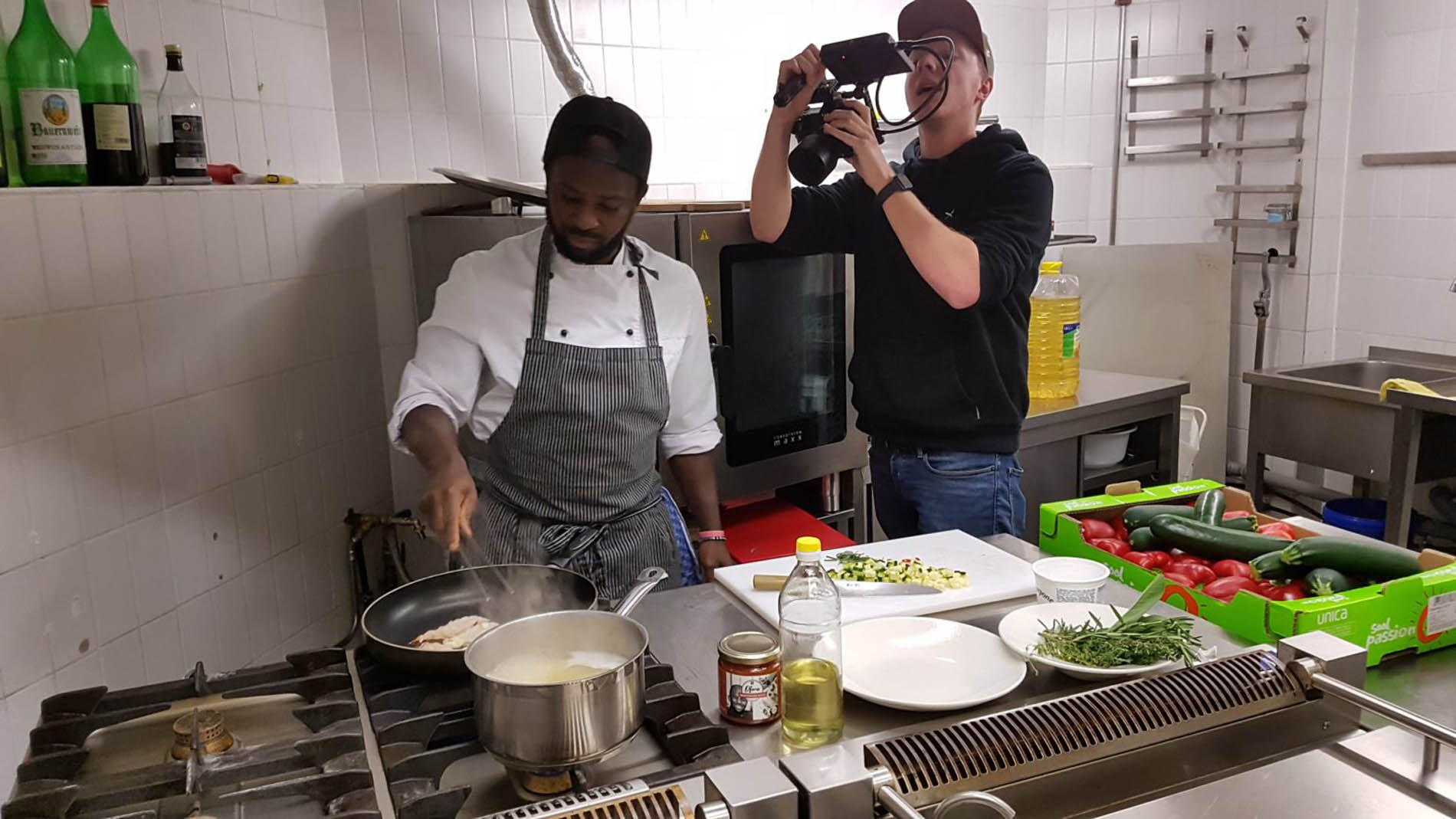 Beim kochen Filmen